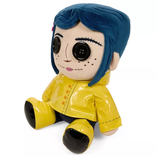 Coraline Button Eyes Plush at Spencer's