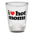 I Heart Hot Moms Shot Glass - 2 oz. at Spencer's