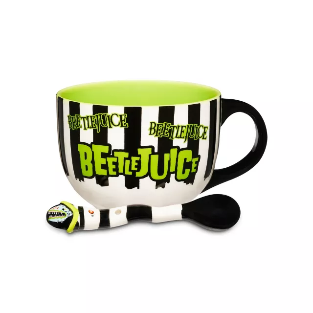 Beetlejuice Soup Mug with Spoon - 24 oz. at Spencer's