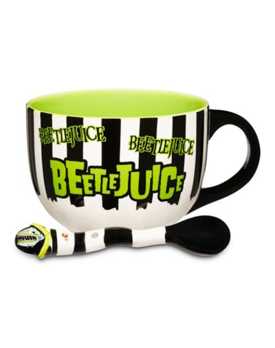 Beetlejuice Soup Mug with Spoon - oz