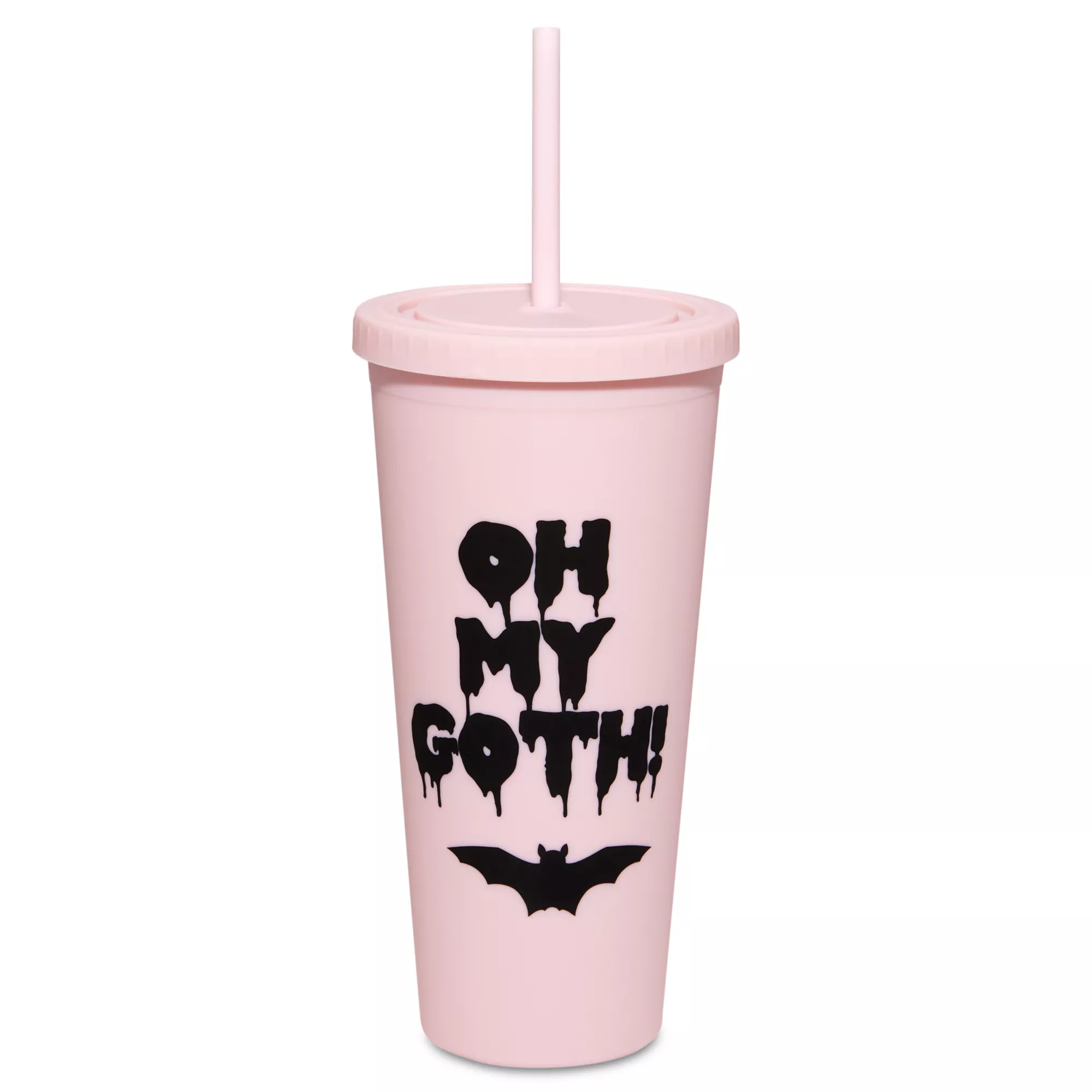 Oh My Goth Cup with Straw - 24 oz. at Spencer's
