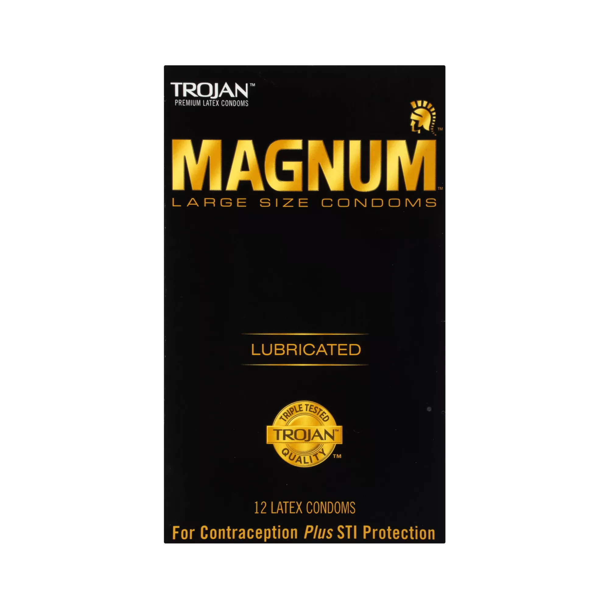 Lubricated Magnum Large Condoms 12 Pack - Trojan at Spencer's