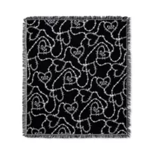 Fuck Off Barbed Wire Throw Blanket at Spencer's