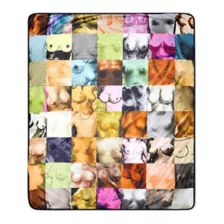 Boobs Collage Fleece Blanket at Spencer's