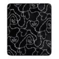 Fuck Off Heart Barbed Wire Reversible Fleece Blanket at Spencer's