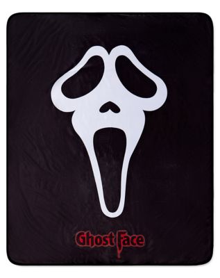 Ghost Face Mask Fleece Blanket
