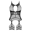 Strappy Cutout Merry Widow with Thigh Cuffs at Spencer's