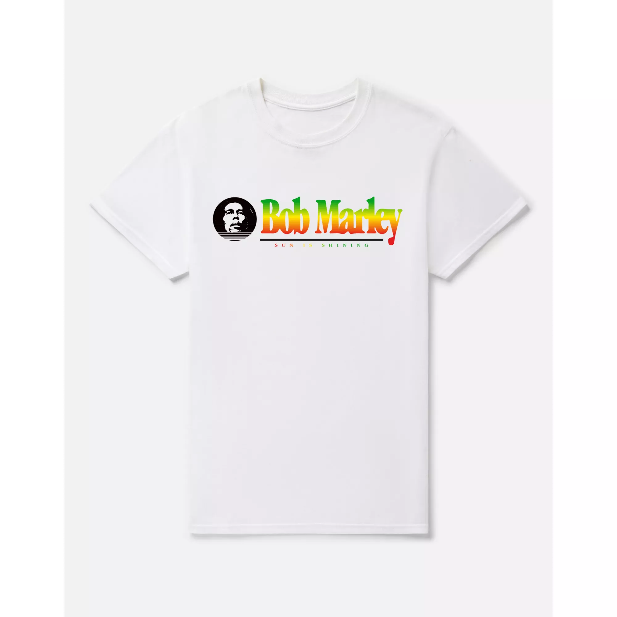 White Bob Marley One Love T Shirt at Spencer's