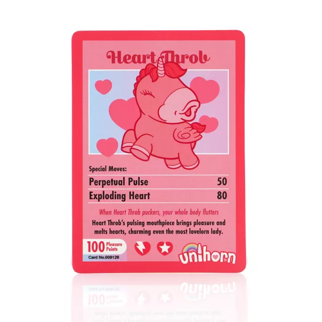 Unihorn Heart Throb Vibrator at Spencer's