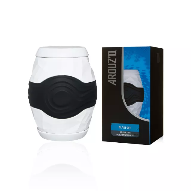 Blast Off Vibrating Stroker - Arouz'd