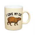 I Love My Cat Capybara Coffee Mug - 20 oz. at Spencer's