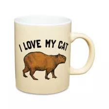 I Love My Cat Capybara Coffee Mug - 20 oz. at Spencer's