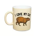 I Love My Cat Capybara Coffee Mug - 20 oz. at Spencer's