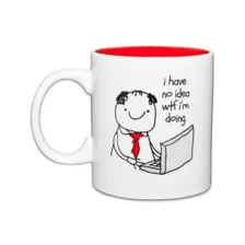 No Idea WTF I'm Doing Coffee Mug - 20 oz. at Spencer's