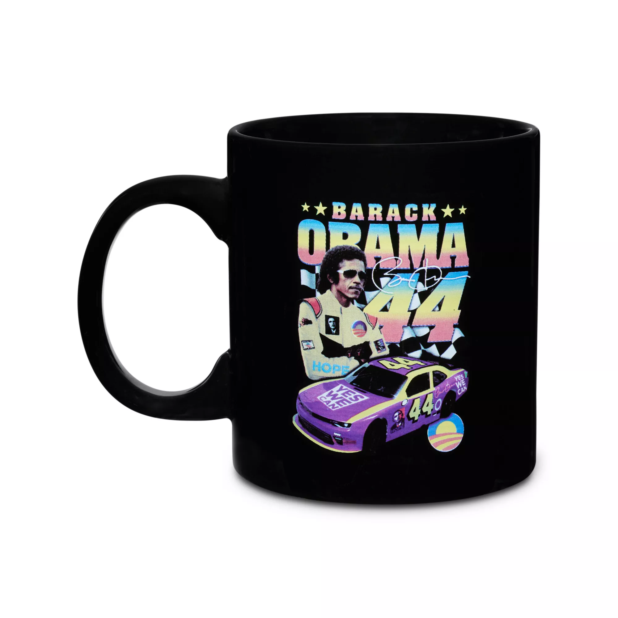 Obama 44 Racecar Coffee Mug - 20 oz.