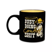 Busy Doing Cowboy Shit Coffee Mug - 20 oz. at Spencer's