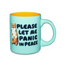 Corgi Panic in Peace Coffee Mug - 20 oz. at Spencer's