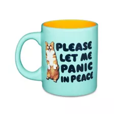 Corgi Panic in Peace Coffee Mug - 20 oz. at Spencer's