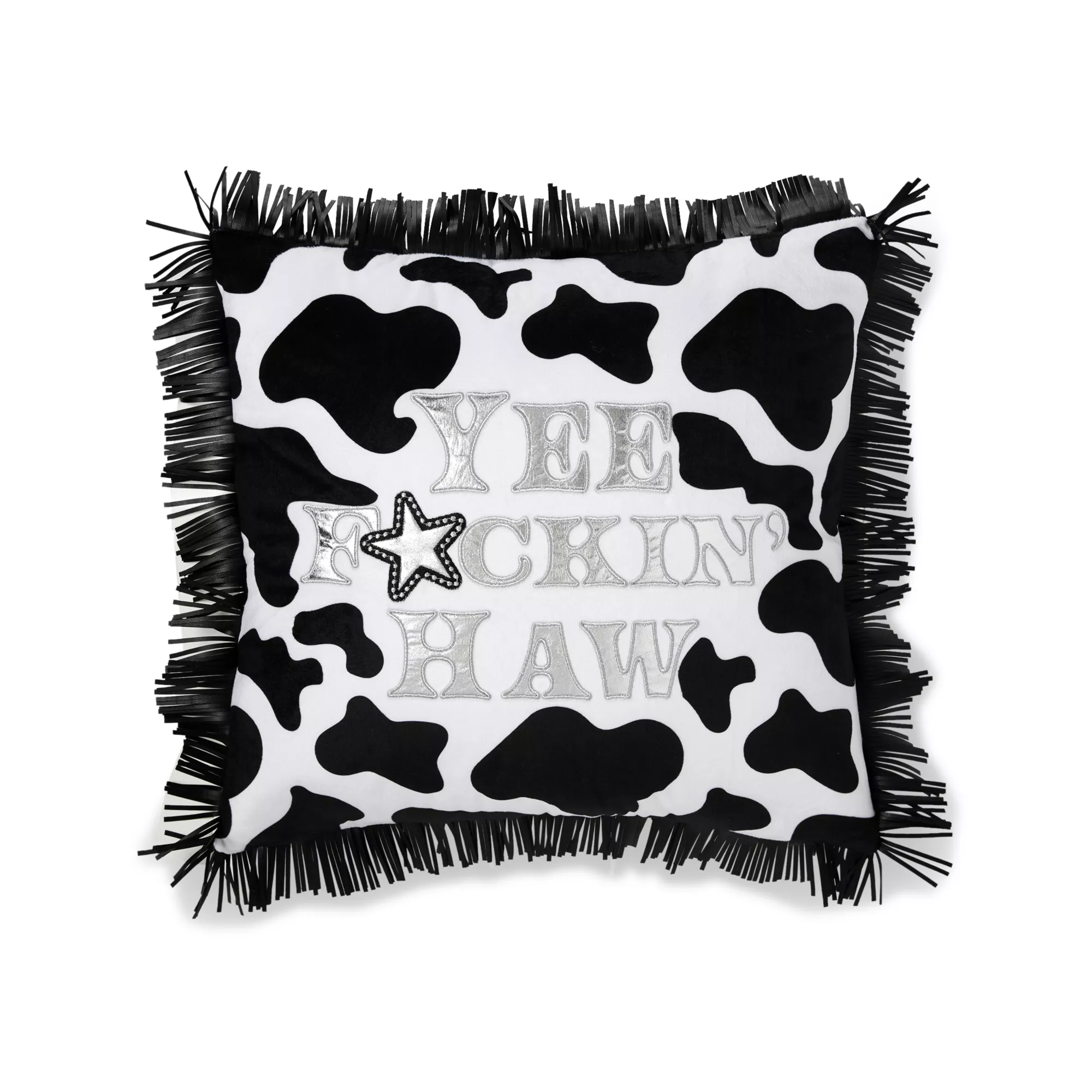 Yee Fucking Haw Pillow at Spencer's
