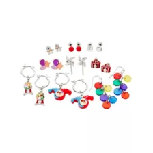 Multi-Pack Circus Clown Earrings - 9 Pack at Spencer's