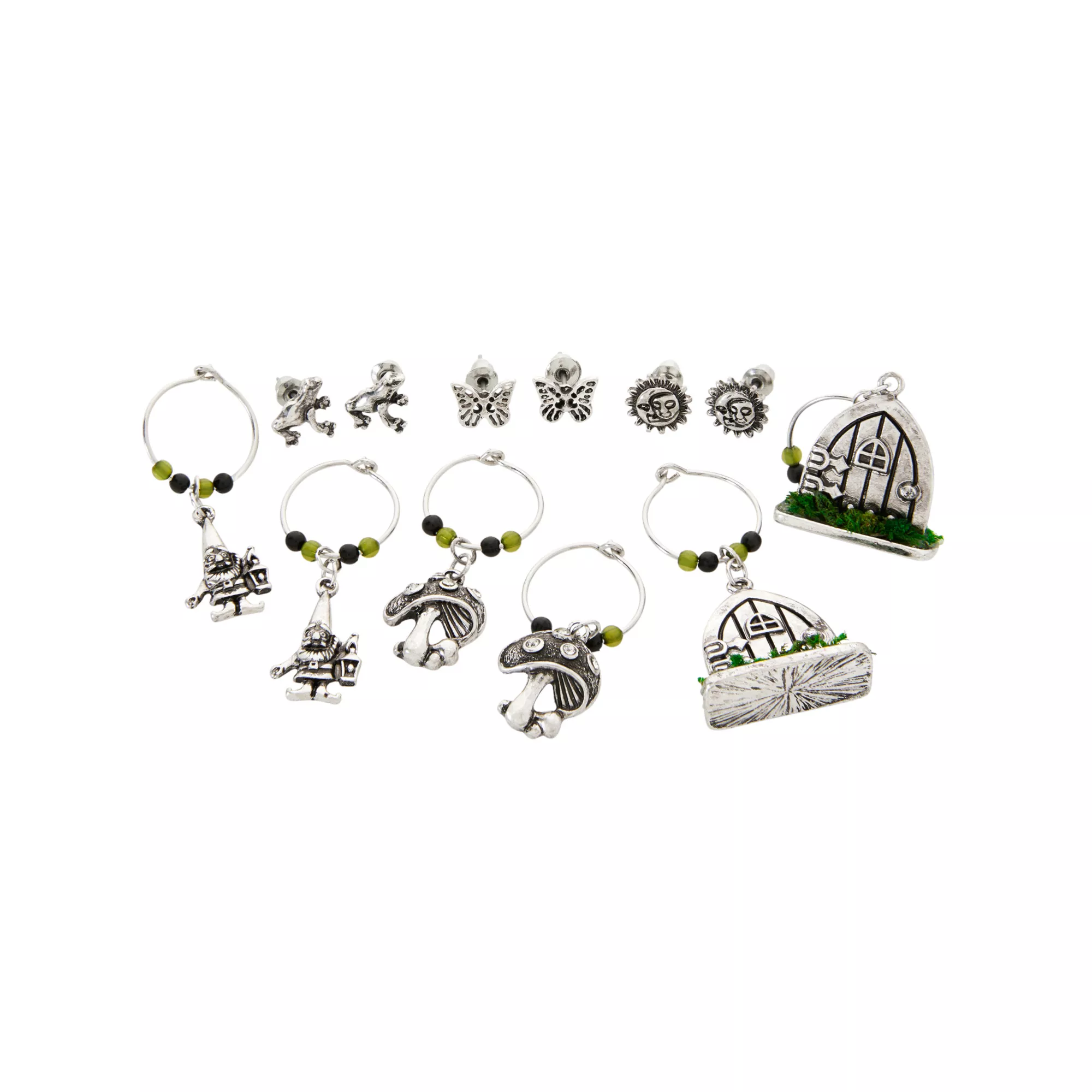 Multi-Pack Mushroom and Gnome Earrings - 6 Pack at Spencer's