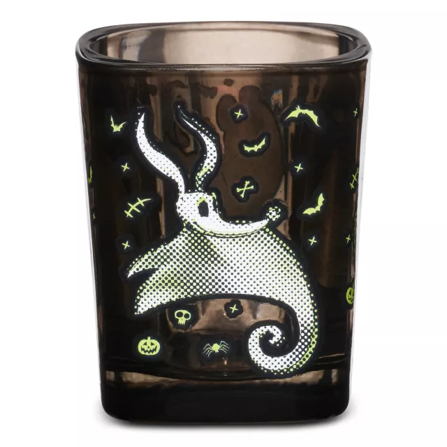 Jack Skellington Sally and Zero Polka Dot Face Square Mini Glass 1.5 oz. - The Nightmare Before Christmas at Spencer's