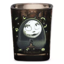 Jack Skellington Sally and Zero Polka Dot Face Square Mini Glass 1.5 oz. - The Nightmare Before Christmas at Spencer's