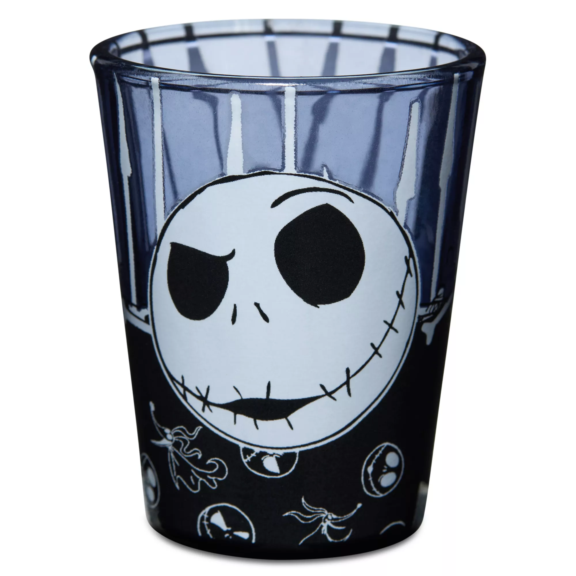 Jack Skellington Bone Border Mini Glass 1.5 oz. - The Nightmare Before Christmas at Spencer's
