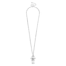 Skull Coffin Pendant Necklace at Spencer's