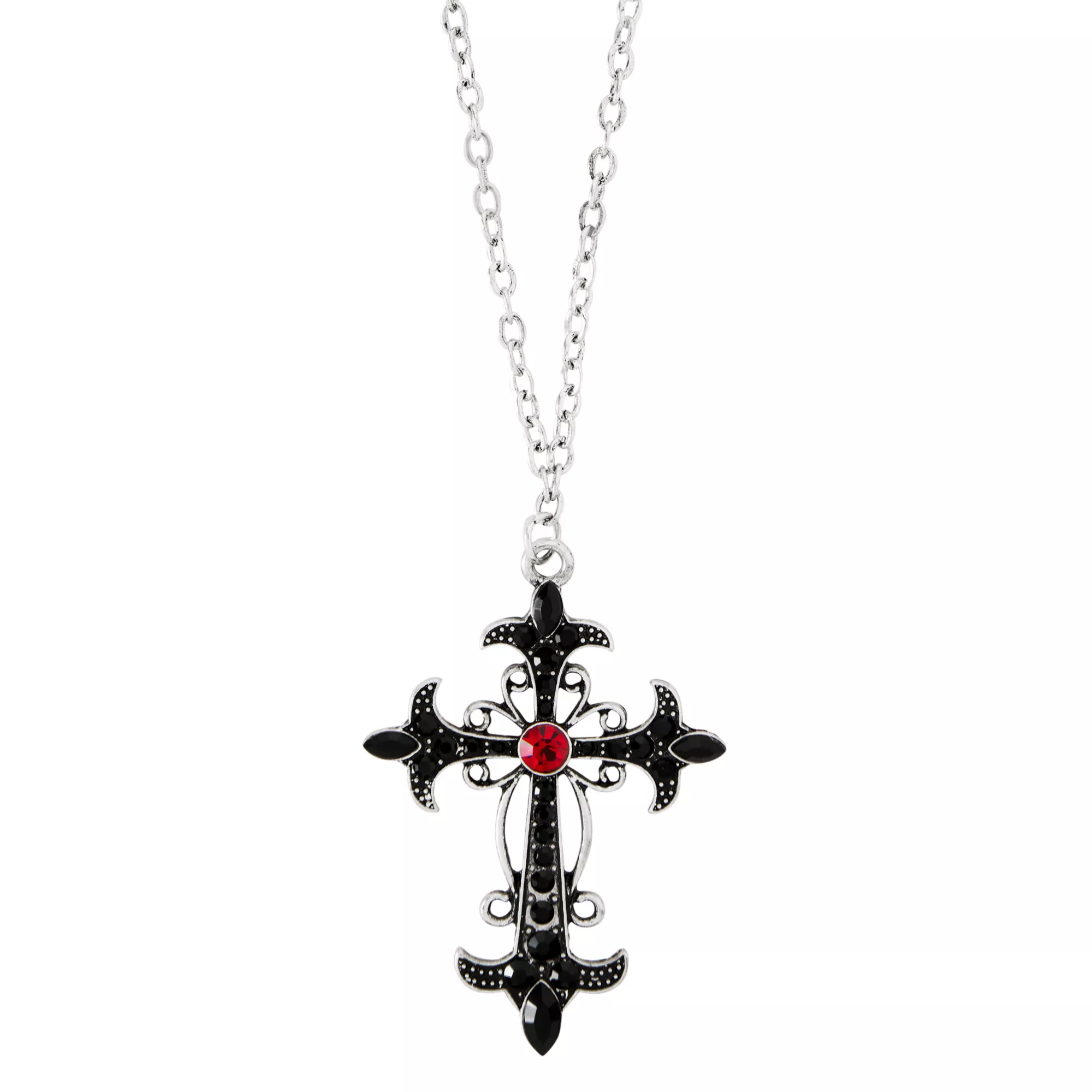 Gothic Cross Pendant Necklace