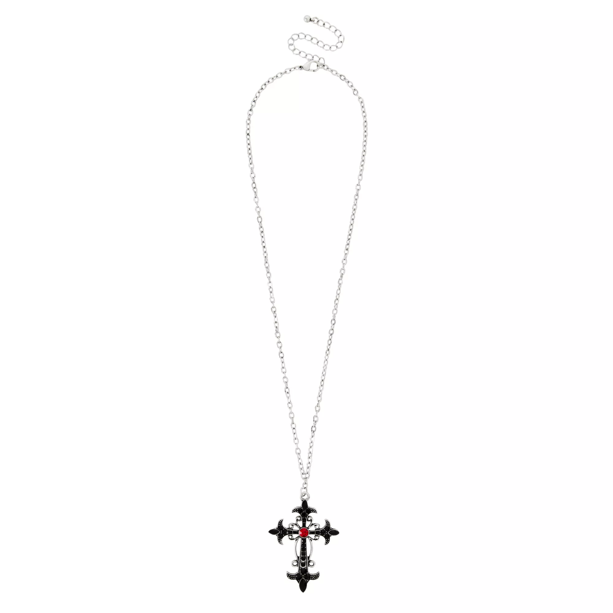 Gothic Cross Pendant Necklace