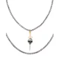 Dual Row Skull Sword Pendant Necklace at Spencer's