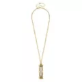 Goldtone Sand Clock Pendant Necklace at Spencer's