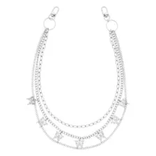 3 Row Butterfly Wallet Chain at Spencer's