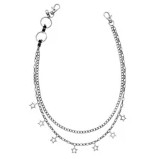 2 Row Star Wallet Chain at Spencer's