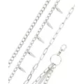 3 Row Spiked Wallet Chain at Spencer's
