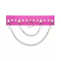 Pink Drape Heart Choker Necklace at Spencer's