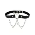 Metal Heart Drape Choker Necklace at Spencer's