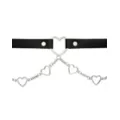 Metal Heart Drape Choker Necklace at Spencer's
