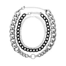 Multi-Pack Chain Choker Necklaces - 3 Pack at Spencer's