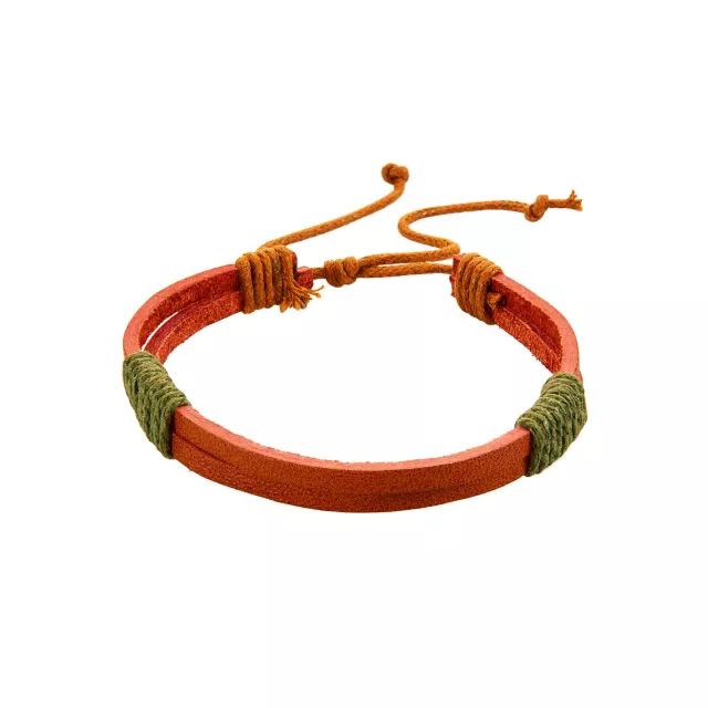 Multi-Pack Leather and Beaded Bracelets - 4 Pack at Spencer's