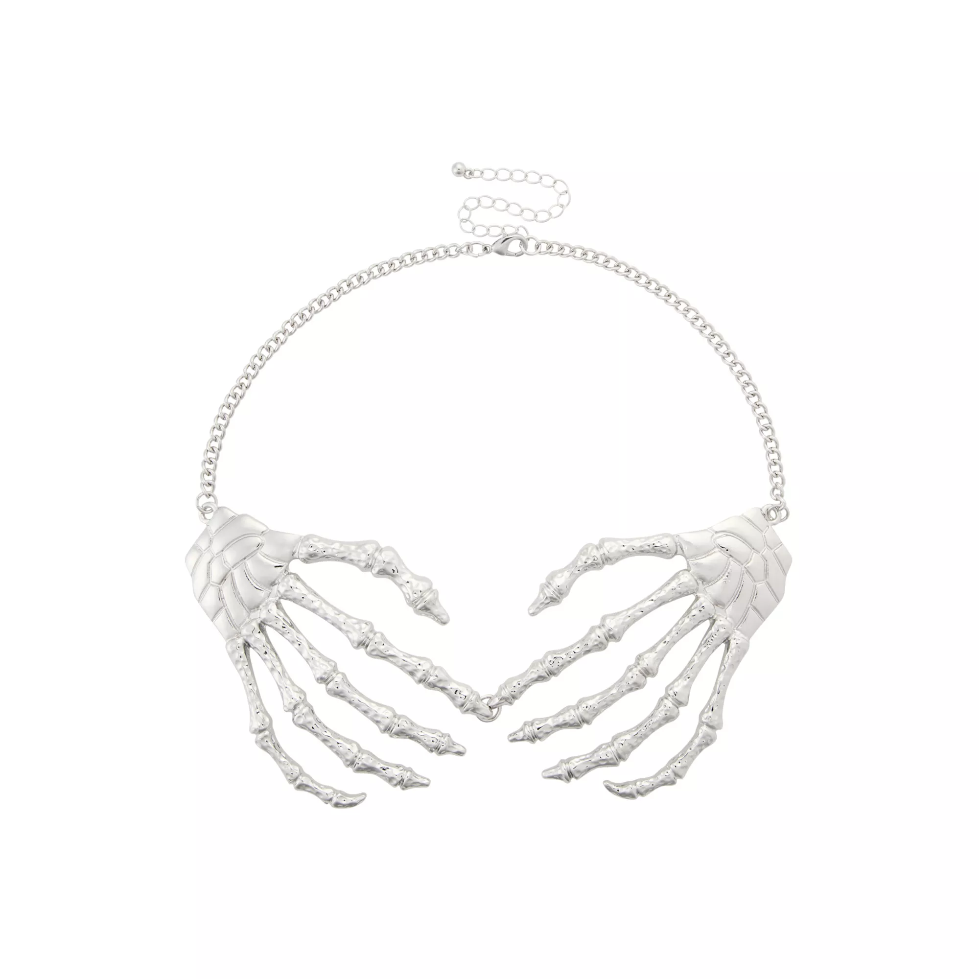 Skeleton Hand Choker Necklace at Spencer's