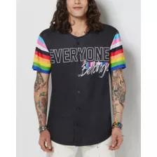 Everyone Belongs Rainbow Pride Jersey at Spencer's
