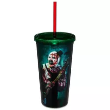 Art the Clown Holding Weapon Cup with Straw 20 oz. - Terrifier at Spencer's