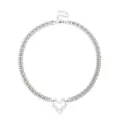Silverplated Heart Chain Necklace at Spencer's