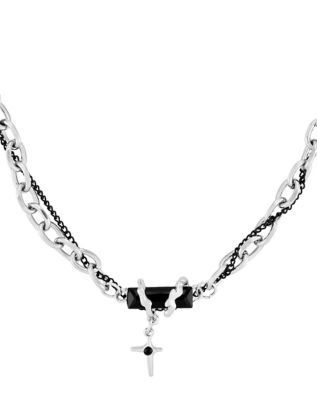 Thick Chain Cross Necklace - Spencer's