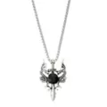 Silverplated Dragon Dagger Necklace at Spencer's