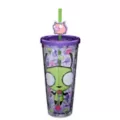 Gir Pig Cup with Straw 24 oz. - Invader Zim at Spencer's
