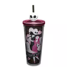 Misfit Love Cup with Straw 24 oz. - The Nightmare Before Christmas at Spencer's