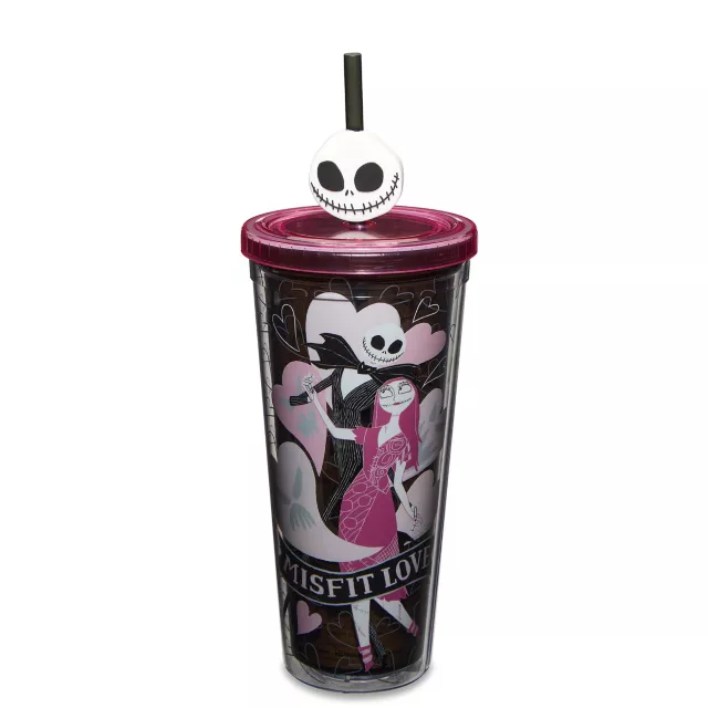 Misfit Love Cup with Straw 24 oz. - The Nightmare Before Christmas at Spencer's